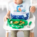 Bumkins Silicone Grip Dish - Dino