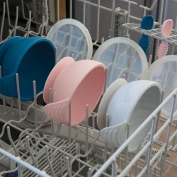 Bumkins Silicone First Feeding Set - Dark Blue