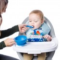 Bumkins Silicone First Feeding Set - Dark Blue