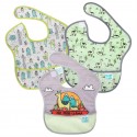 BUMKINS Super Bib 3 Pack: No Prob-Llama, Llamas, Cacti