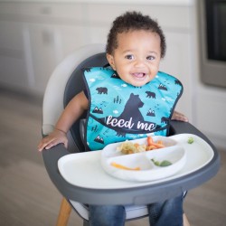BUMKINS Super Bib 3 Pack: Feed Me Bear, Wildlife, & Outdoors