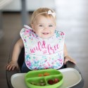 BUMKINS Super Bib 3 Pack: Wild & Free, Watercolor, & Brush Strokes