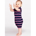 Mamaway Polo Striped Baby Bodysuit