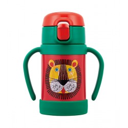 TIGER STAINLESS STRAW BOTTLE - GIRAFFE