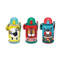 TIGER STAINLESS STRAW BOTTLE - GIRAFFE