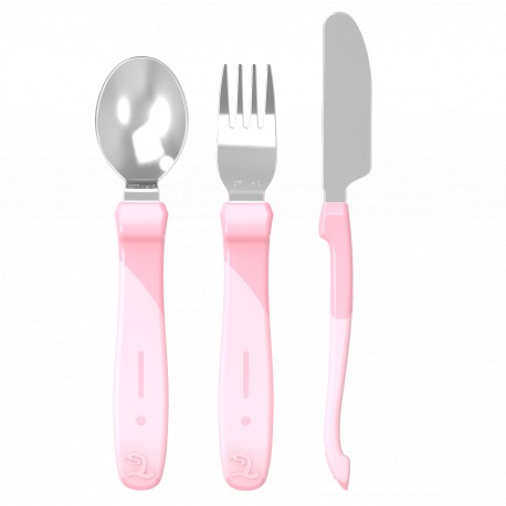 Twistshake Learn Cutlery Stainless Steel