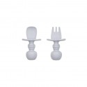 Bumkins Silicone Chewtensils - Gray
