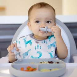 Bumkins Silicone Chewtensils - Gray