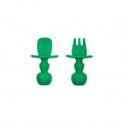 Bumkins Silicone Chewtensils - Jade