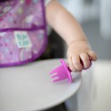 Bumkins Silicone Chewtensils - Fuchsia