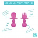 Bumkins Silicone Chewtensils - Pink