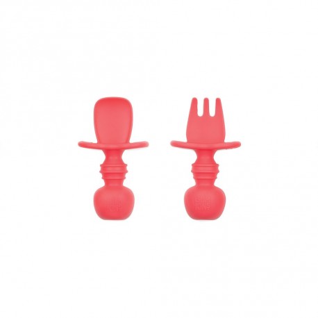 Bumkins Silicone Chewtensils - Red