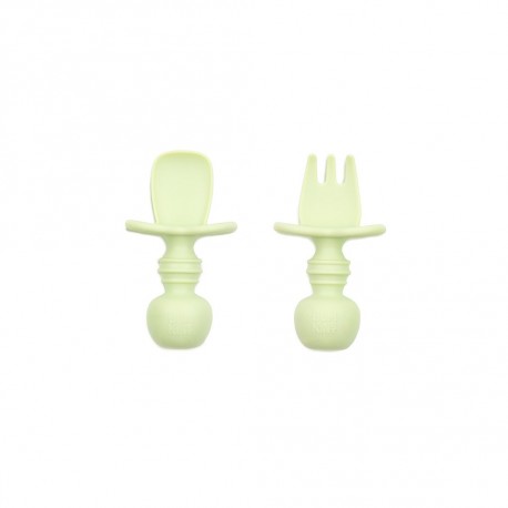Bumkins Silicone Chewtensils - Sage