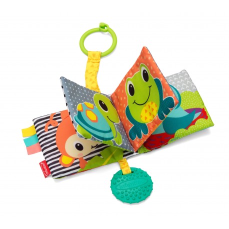 Infantino Link & Squeak Animal Crinkle Book