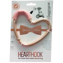 BuggyGear Heart Hook Bag Hanger - Leather Accent