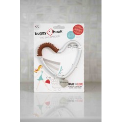 BuggyGear Heart Hook Bag Hanger - Leather Accent