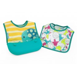 MARCUS & MARCUS TRAVEL BIB SET (2PC)