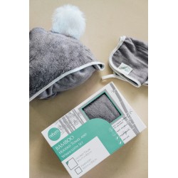NUBORN HOODED TOWEL AND WASH CLOTH