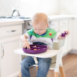 Bumkins Grip Dish - Purple