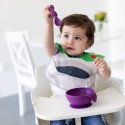 Bumkins Silicone First Feeding Set - Purple
