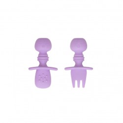 Bumkins Silicone Chewtensils -Lavender