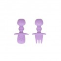 Bumkins Silicone Chewtensils -Lavender