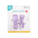 Bumkins Silicone Chewtensils -Lavender