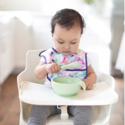 Bumkins Silicone First Feeding Set - Sage