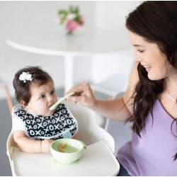 Bumkins Silicone First Feeding Set - Sage