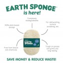 Zippies Earth Sponge Scrubber - 4 Pack