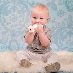 Mitteez Organic Developmental Teething Mitten & Keepsake