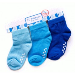 Pitcheco 3 in 1 boys socks w/ rubber - plus size