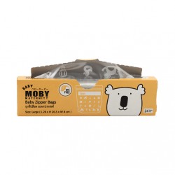Baby Moby Large Zipper Bag - 24pcs