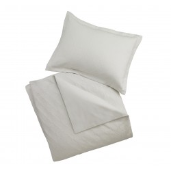 DWELLSTUDIO DUVET SET - ELLIPSE MATELASSE IN PEARL