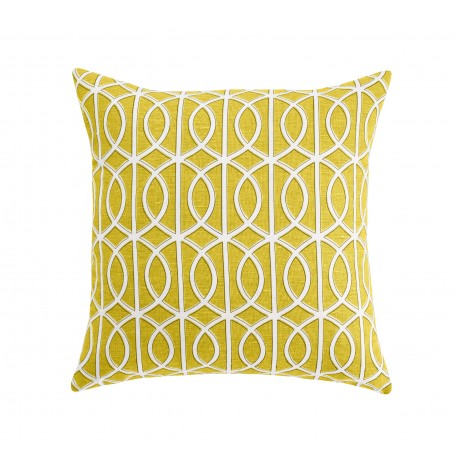 DwellStudio Decorative Pillow - Gate in Citrine