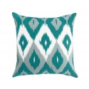 DwellStudio Decorative Pillow - Diamond Ikat in Azure