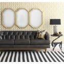 DwellStudio Decorative Pillow - Deco Floral in Bronze