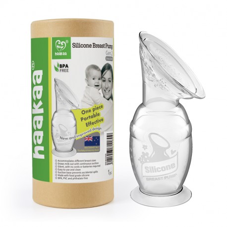 Haakaa Gen 2.1 Silicone Breast Pump 100ml (No Lid Included)
