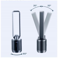 Crane-2-in-1 Air Purifier Bladeless Fan