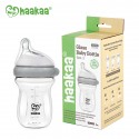 Haakaa Gen. 3 Glass Baby Bottle 160ml - Grey