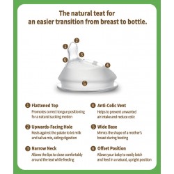 Haakaa Gen. 3 Glass Baby Bottle 160ml - Nude