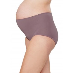 Mamaway High-rise Antibacterial Maternity Briefs (2 Pack) - Purple