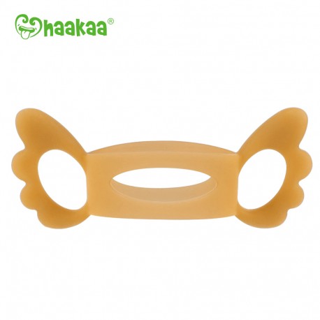 Haakaa Angel Wings Glass Bottle Handle - Amber