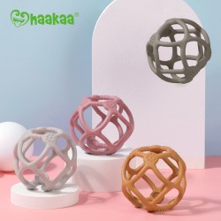 Silicone Teething Ball - Charcoal