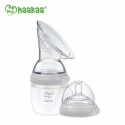 HAAKAA GEN3 160ml Silicone Breast Pump & Baby Bottle Top - GREY