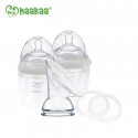 Haakaa Gen 3 Silicone Pump and Bottle Set - Grey