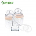 Haakaa Gen 3 Silicone Pump and Bottle Set - Grey