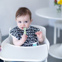 Bumkins Super Bib 3pcs - Black & White Print