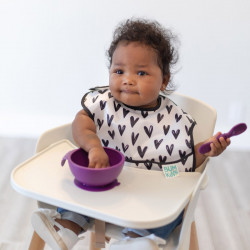 Bumkins Super Bib 3pcs - Black & White Print