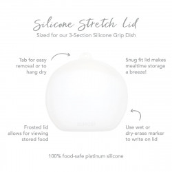 BUMKINS SILICONE STRETCH LID (FOR BUMKINS GRIP DISH)
